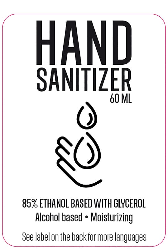 Nordic 85% Hand Sanitizer 60ml gel