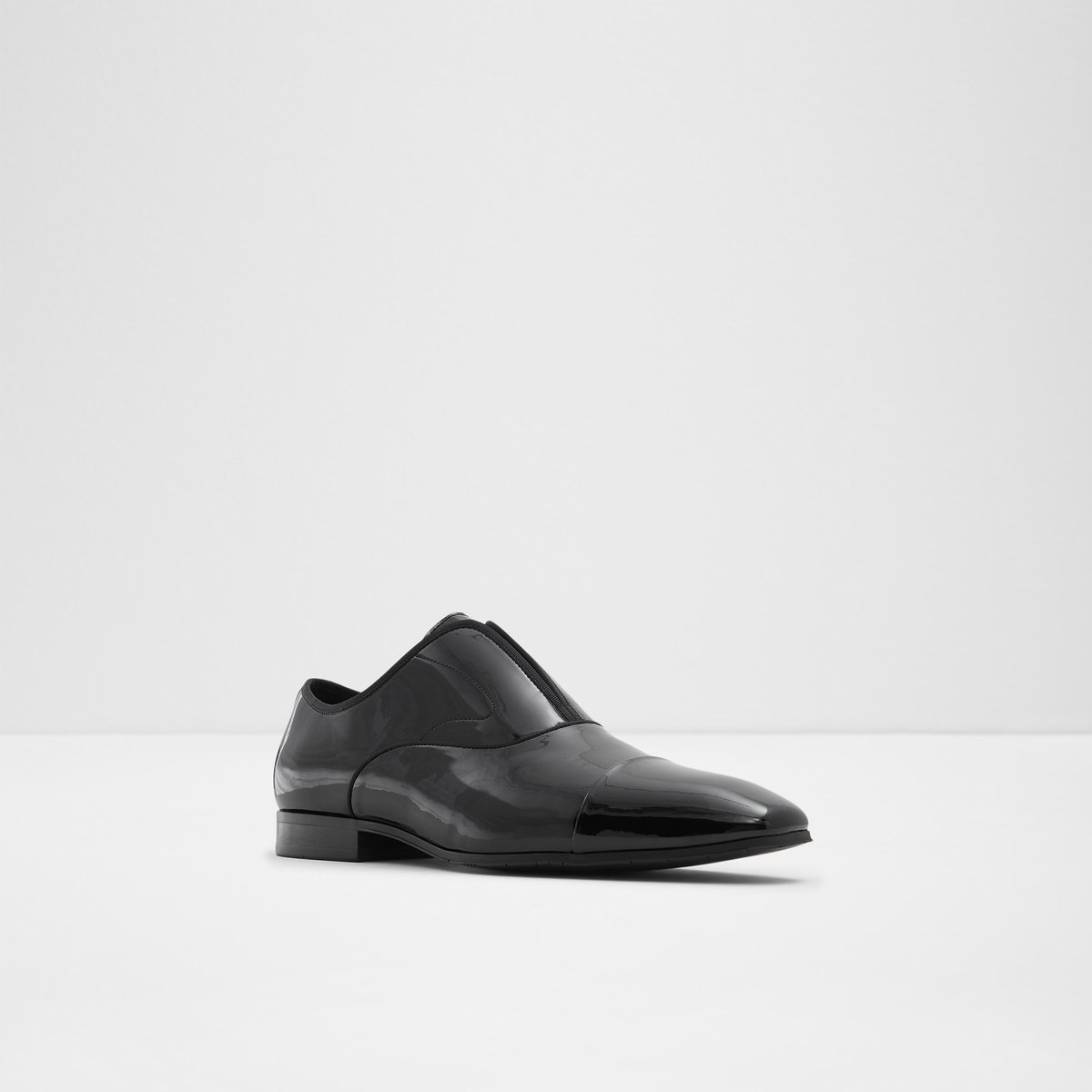Bolivar Black Synthetic Men Dress Shoes