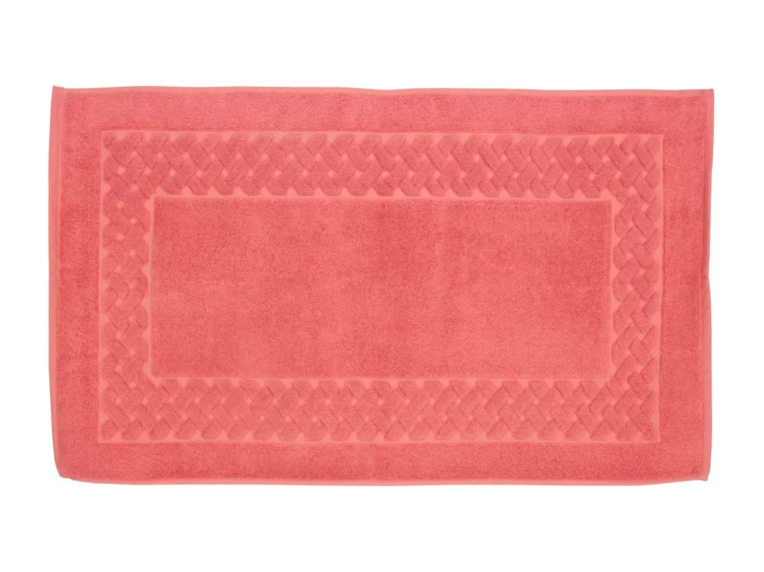 Tapis de bain 50x80 cm ROYAL CRESENT Rouge Terre Cuite 850 g/m2