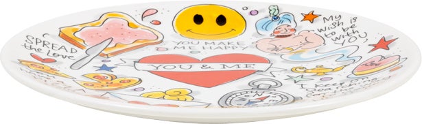 Blond Amsterdam ontbijtbord Love multi D 22 cm
