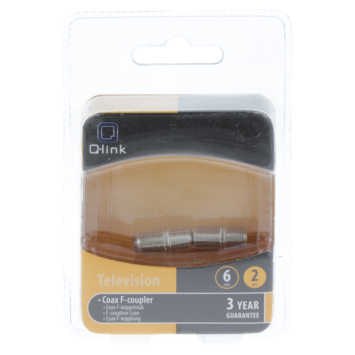Q-Link coax kabel F-koppelstuk 2 stuks