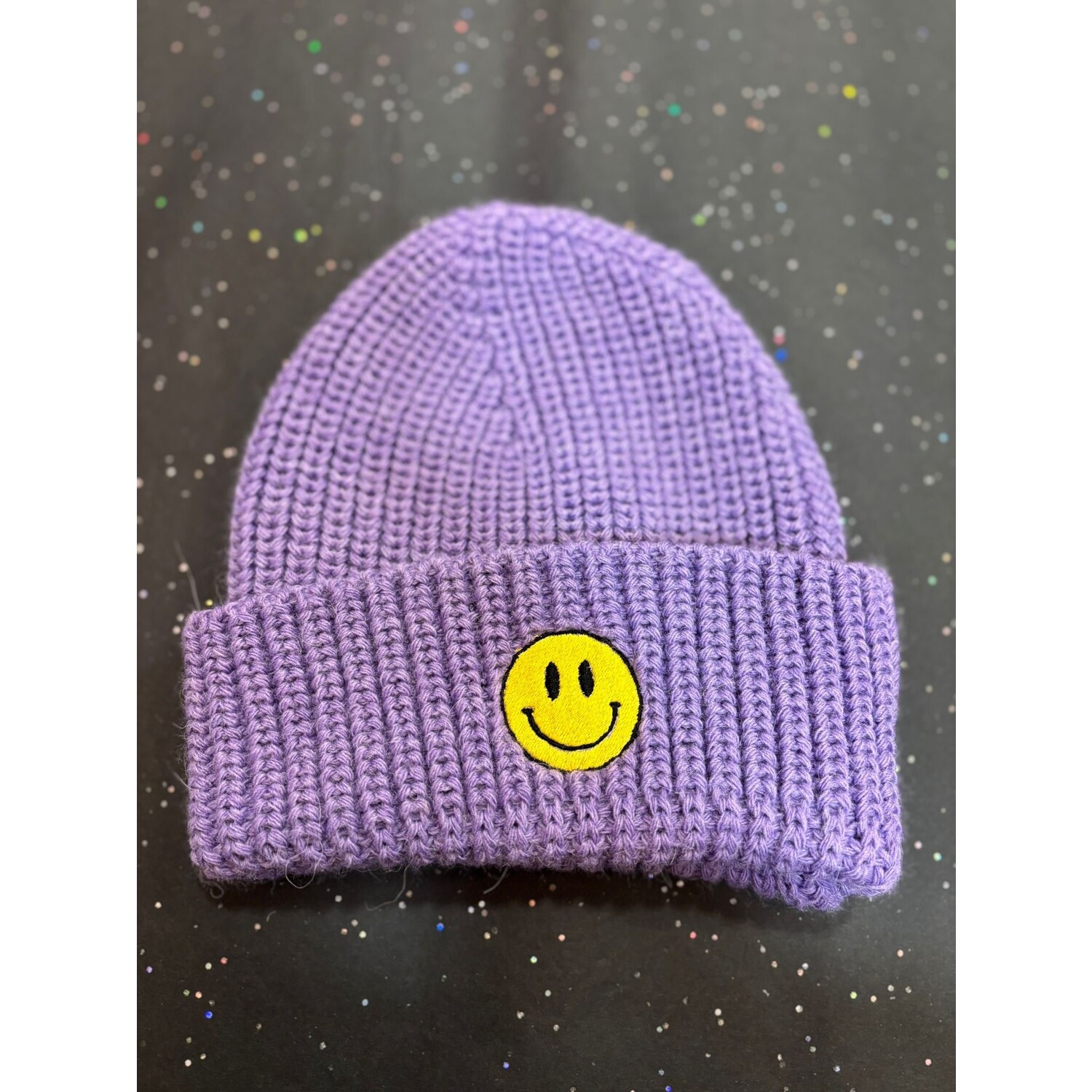 Atelier Pomme | ROCK THAT BEANIE - PURPLE RAIN | SMILEY | 3-8Y