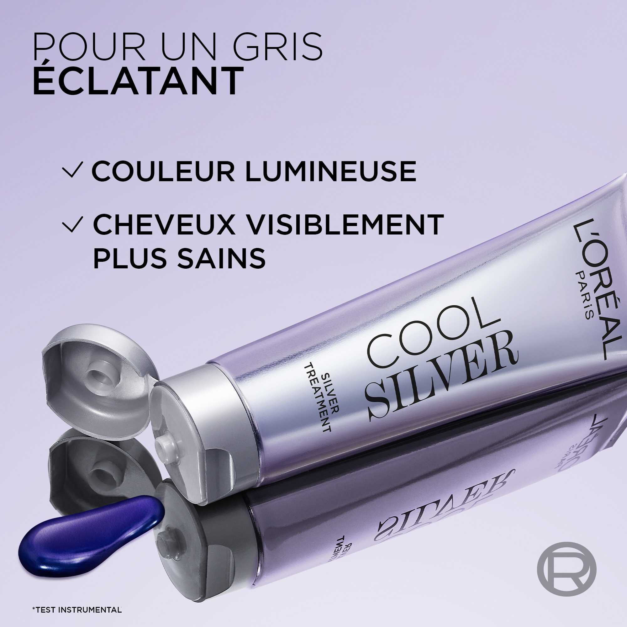 Cool Silver   Soin Sublimateur de Gris - déjaunit et renforce la fibre