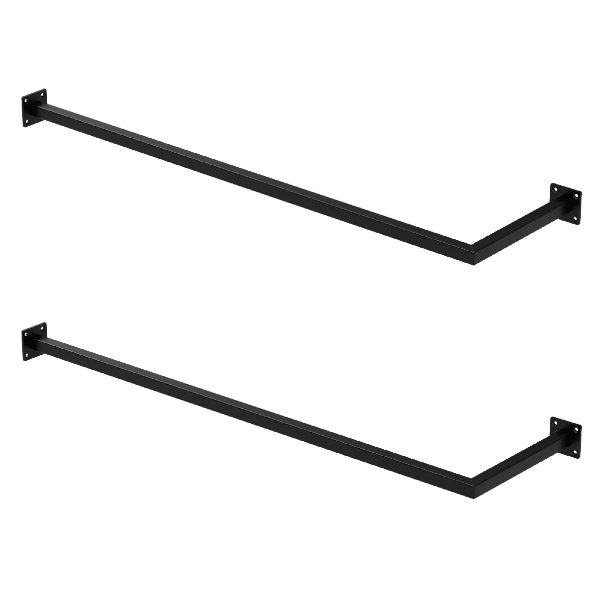 ML-Design Lot de 2 Tringles à vêtements