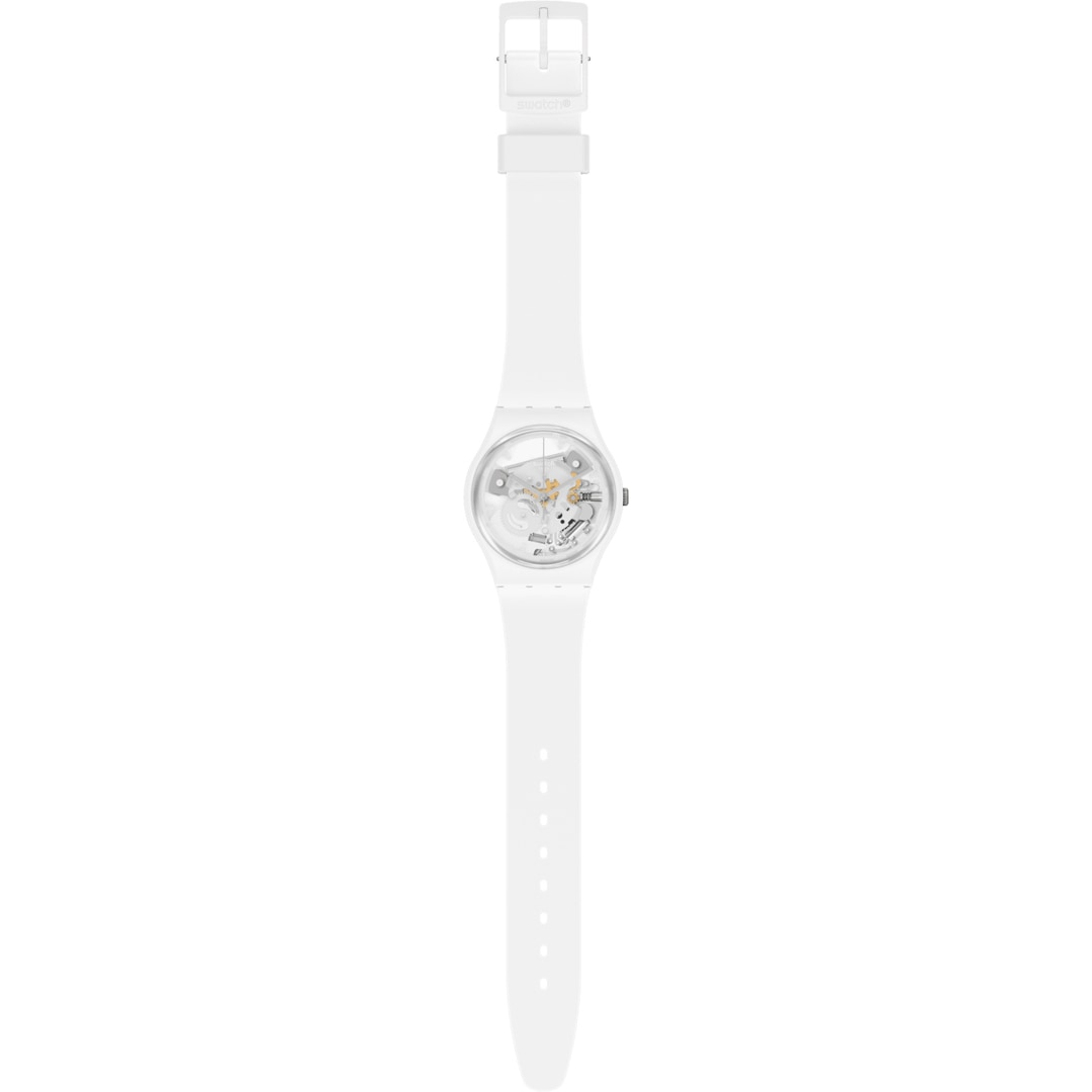 Swatch Original 41 Biosourced Spot Time White