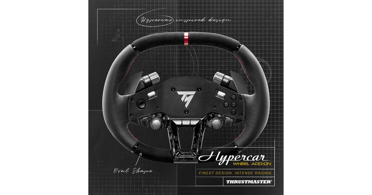 ThrustmasterHypercar stuur add-on  (Zwart)