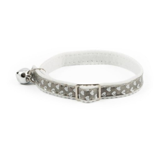 Coleira para Gatos Ancol Silver Sparkling Hearts