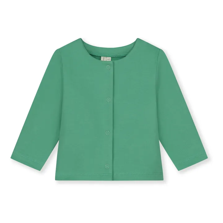 Gray Label Cardigan Coton Bio Bébé | Vert Menthe