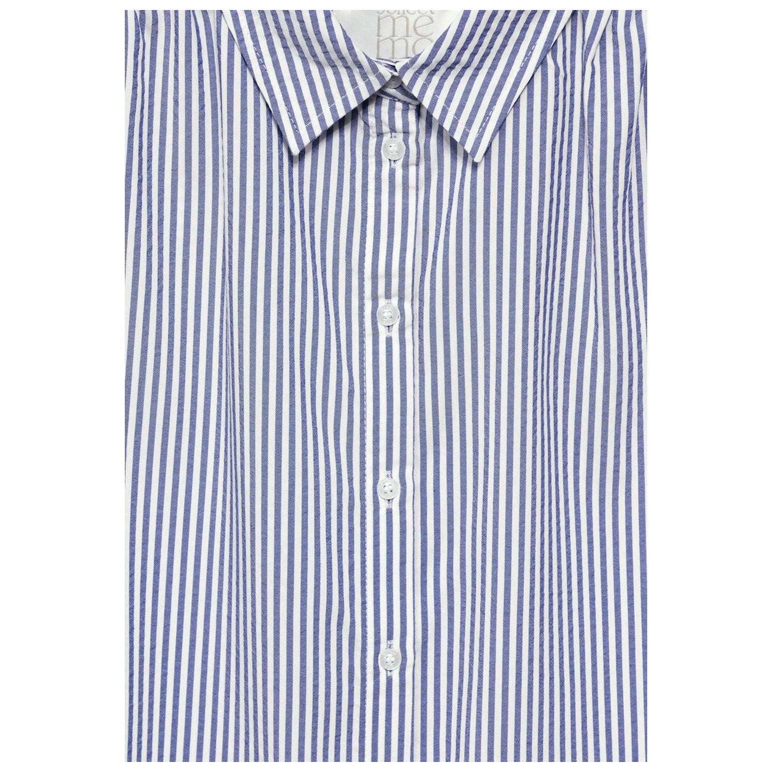 Street One LTD QR striped shirtcollar blo