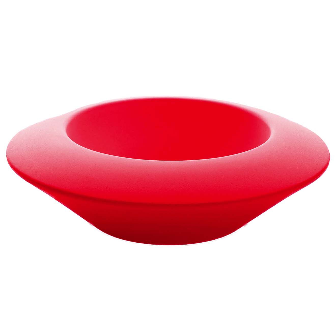 Serralunga Pot en orbite design par alberto meda rouge - D.68x20 cm