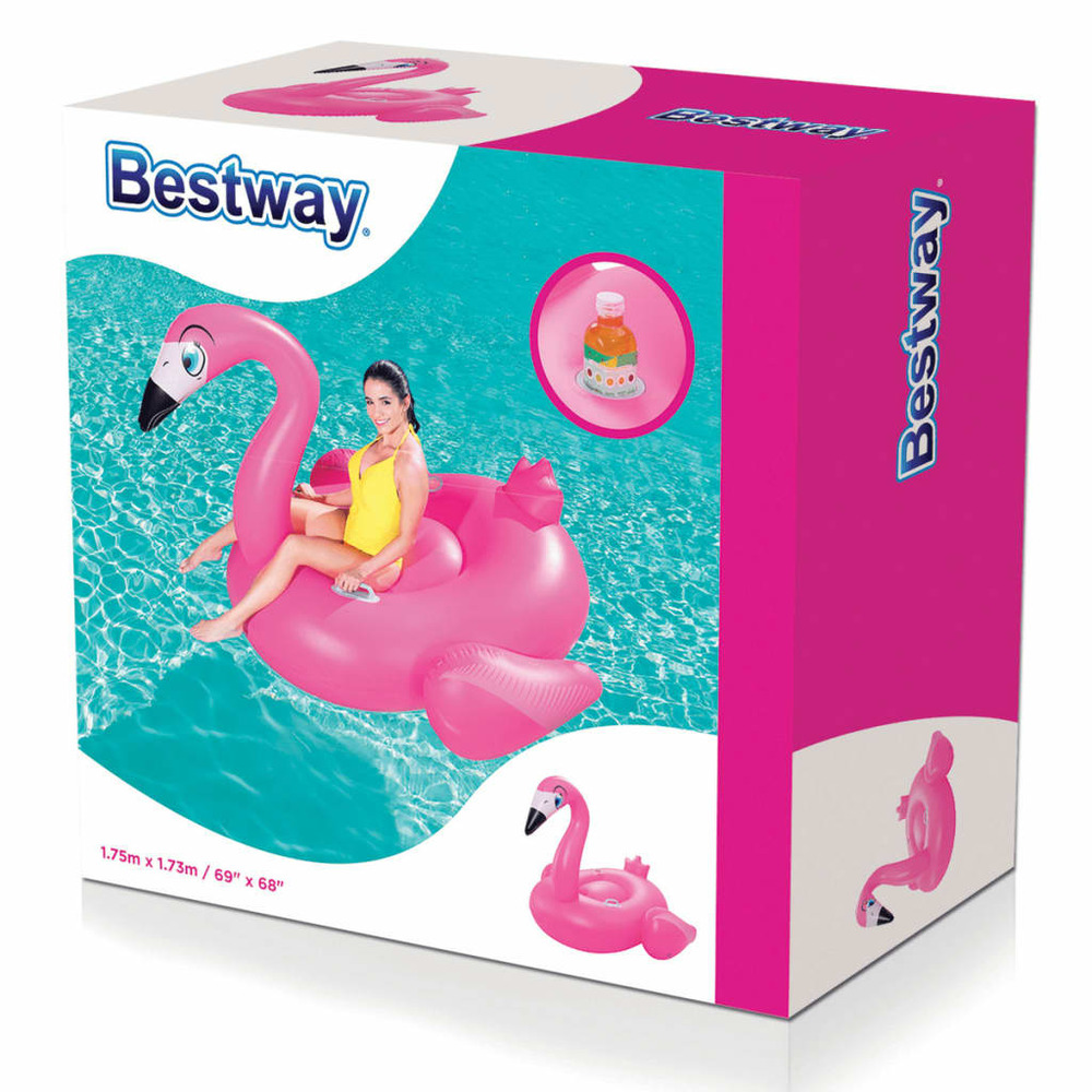 Jouet de piscine gonflable géant flamingo 41119