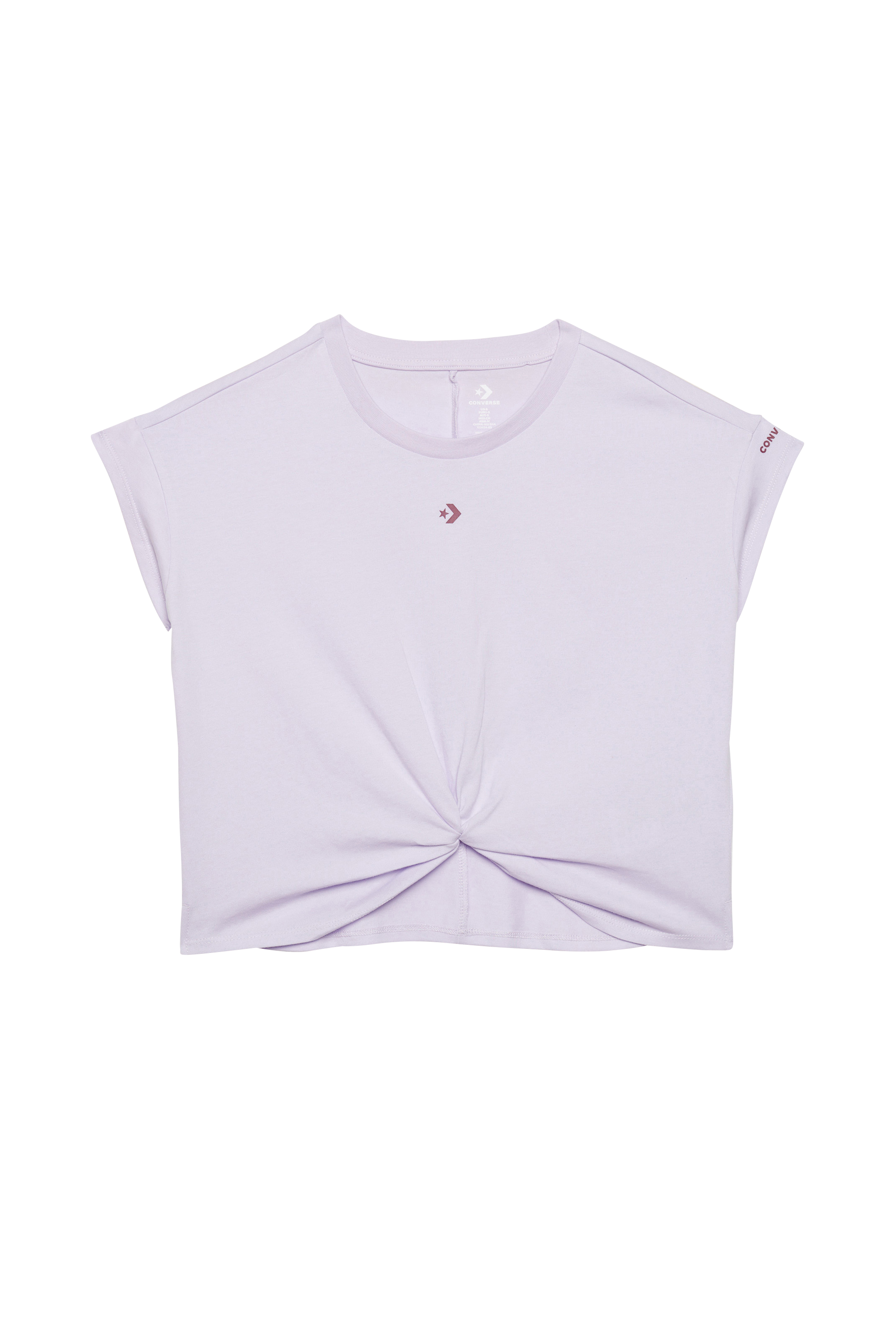 CONVERSE T-shirt WORDMARK TWIST Violet