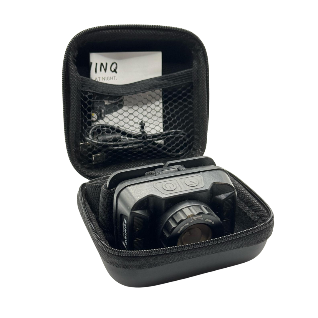 BOWINQ Phoenix 500 oplaadbare hoofdlamp met sensor