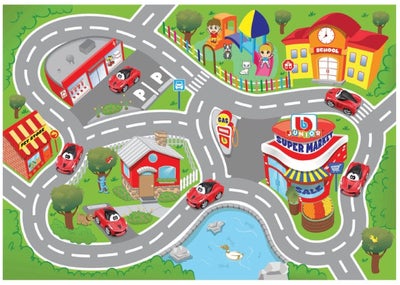 BB Junior Ferrari Junior Leketeppe By 100x70 cm