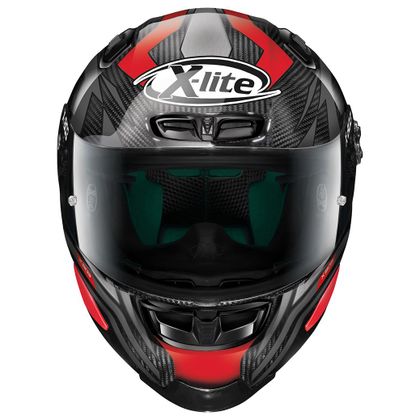 Casque X-lite X-803 RS - ULTRA CARBON - DECEPTION - Noir / Rouge