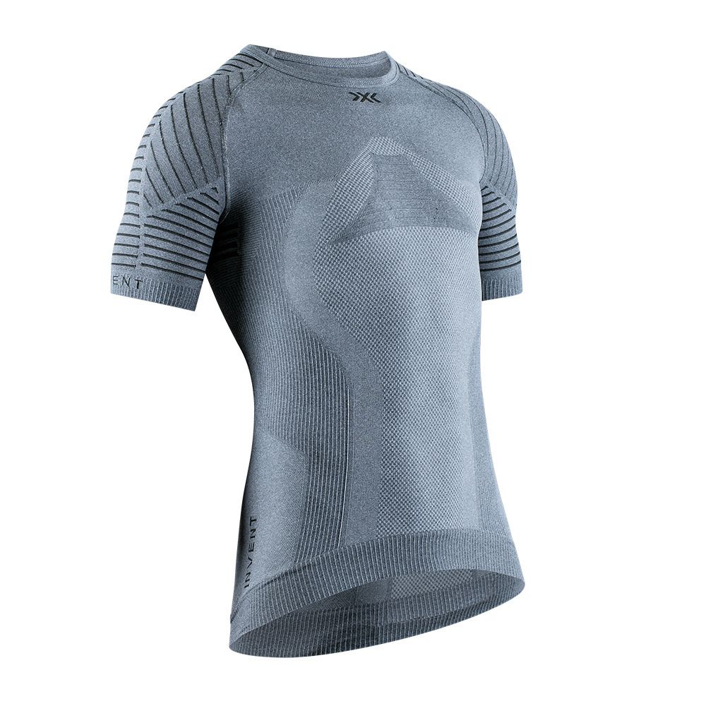 X-Bionic INVENT 4.0 - Sous-couche Homme grey melange/anthracite