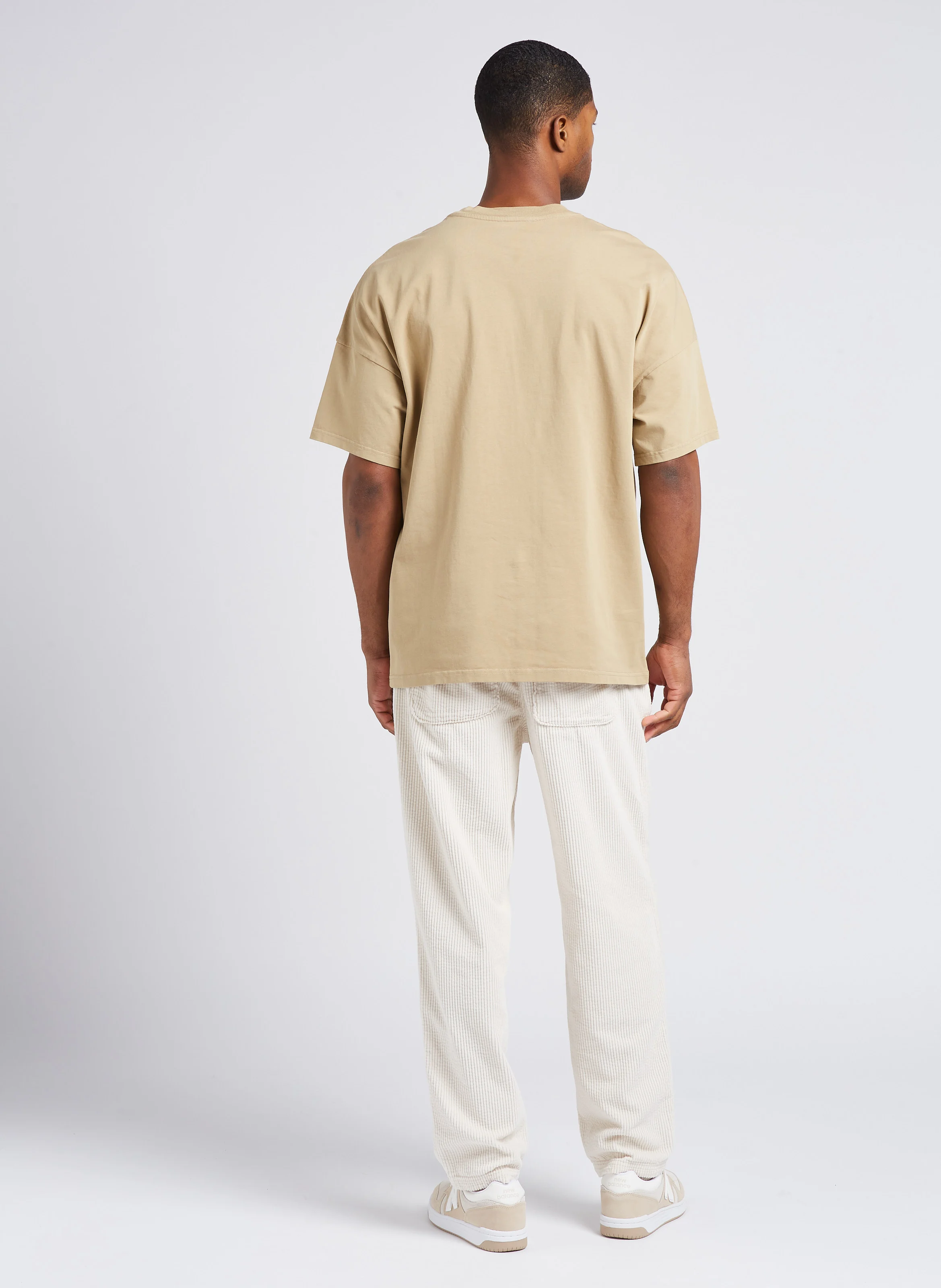 PADOW - Pantalon côtelé en coton | Beige