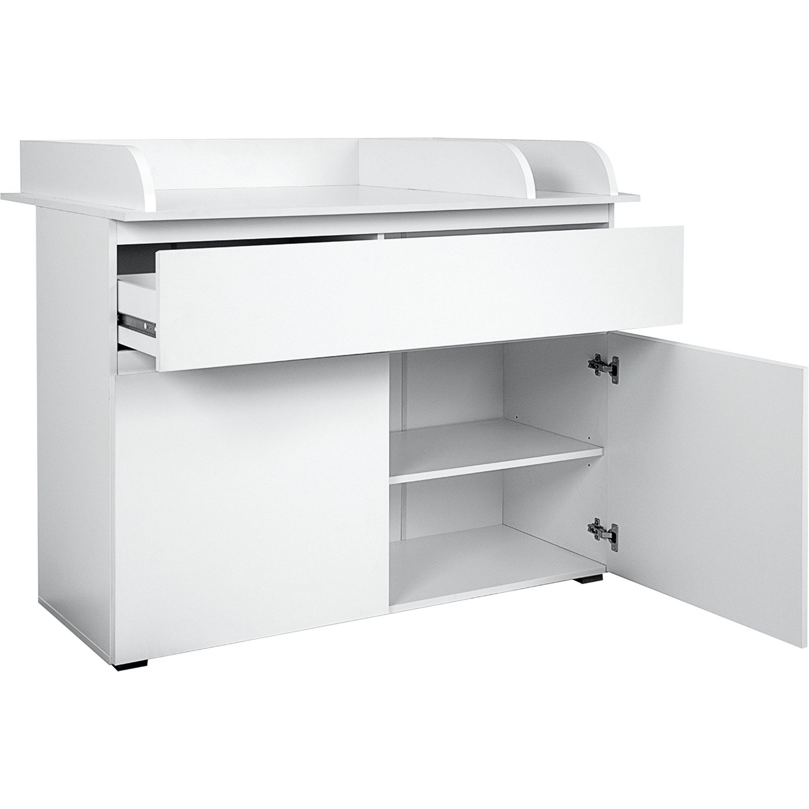 Wickelkommode Shark Dekor weiss 120 x 102 x 77 cm