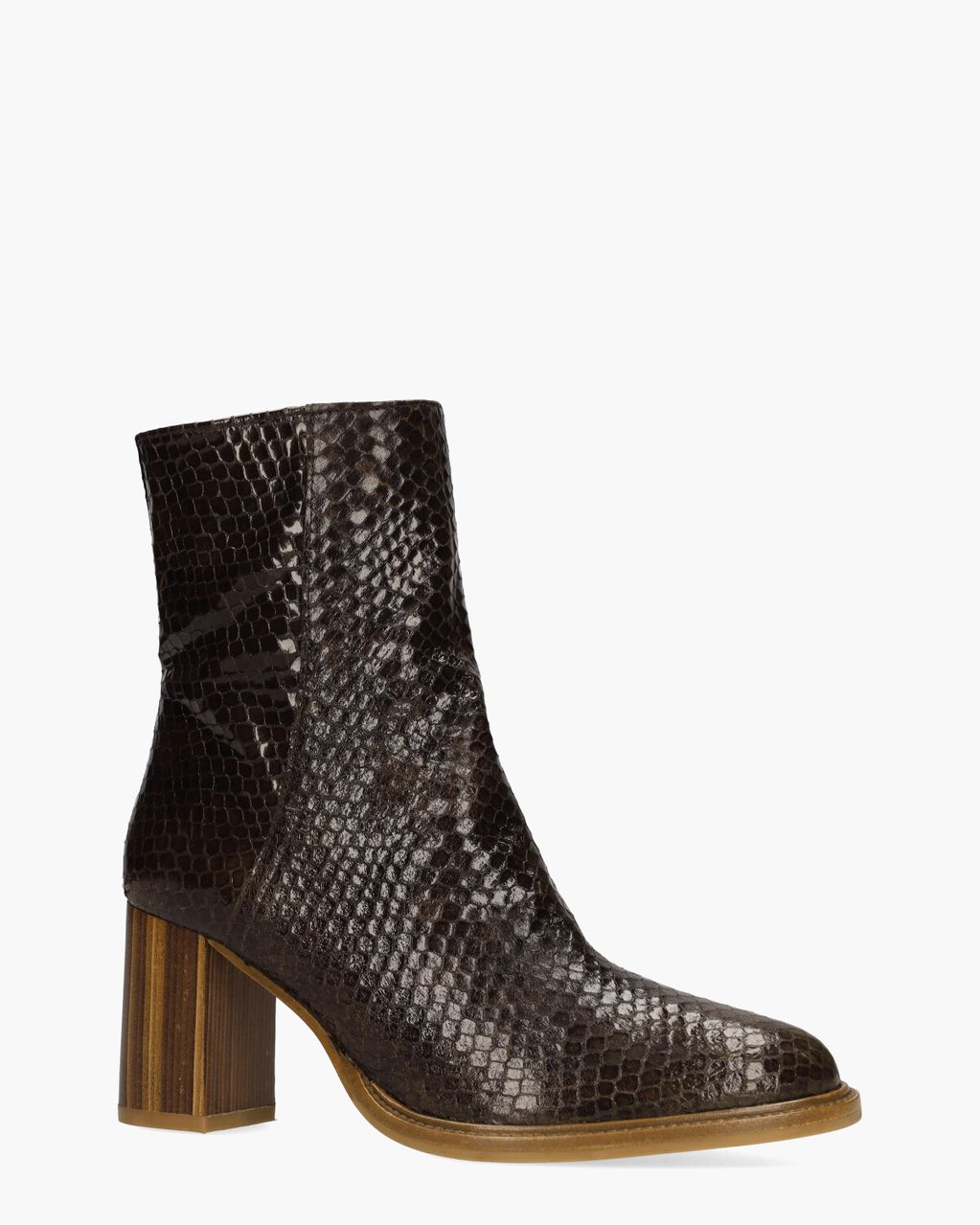 Zinda 3321 Donkerbruin Dames Enkelboots