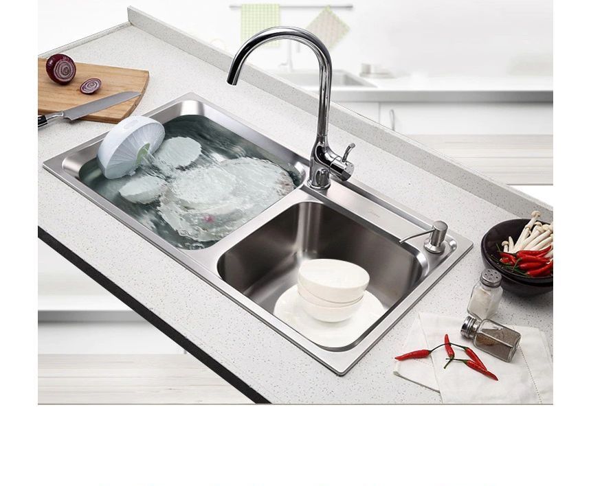 HOMTEC - USB oplaadbare vaatwasser met zuignap