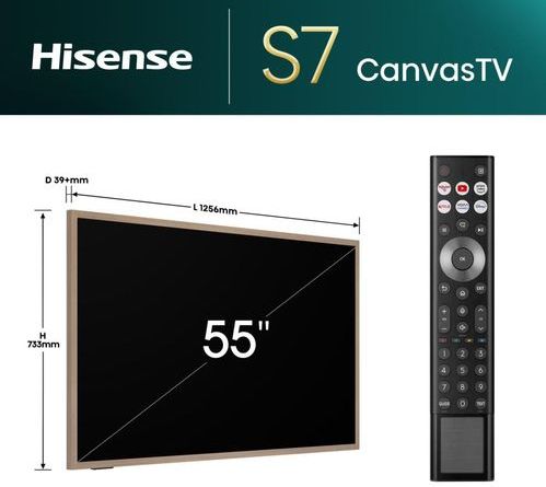 Hisense - 55S7NQ - TV - 55 inch - 4K QLED