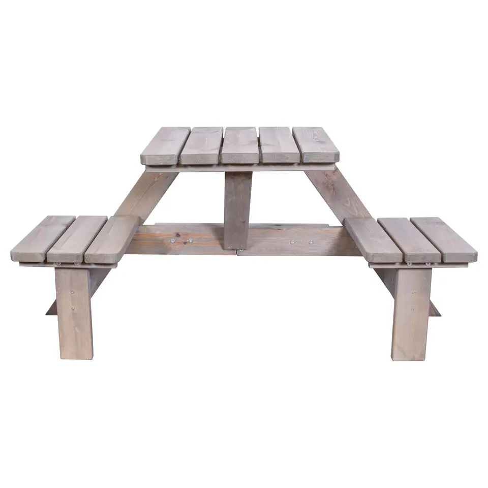Sens-Line - Berlin wand Picknicktafel - 158,5x58x78,5cm - Bruin
