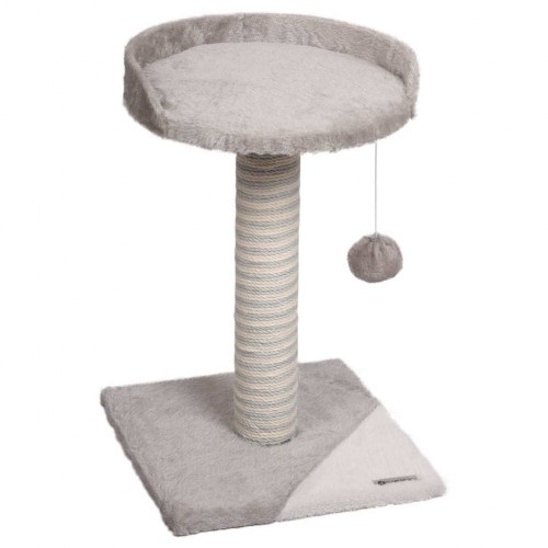 Arranhador vertical para gatos, cinza