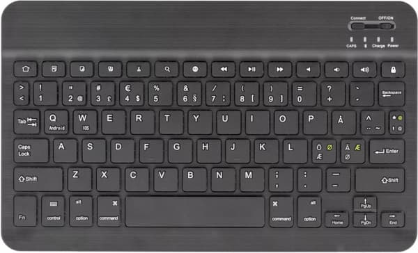 DELTACO Etui og Bluetooth-tastatur for 10