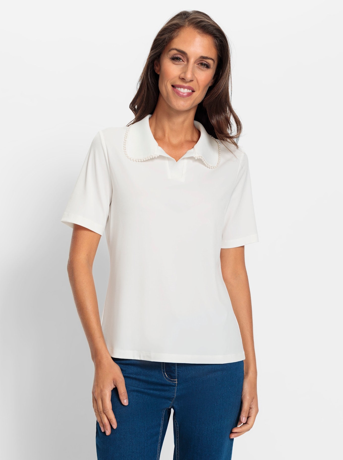 heine Poloshirt »Poloshirt«, 1 Stk.