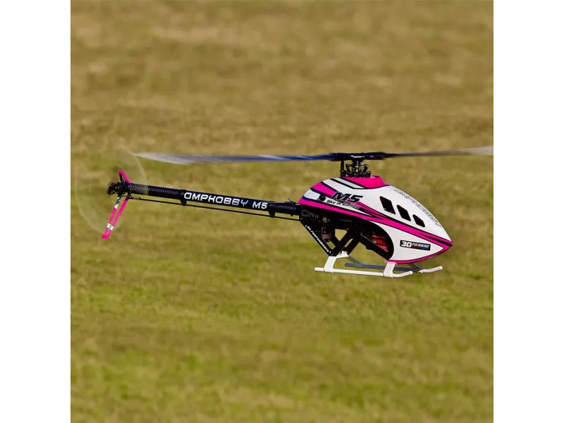 OMPHobby Helikopter M5 Nebula-Pink Bausatz und Rotorblätter M5 vielseitiger Modellheli