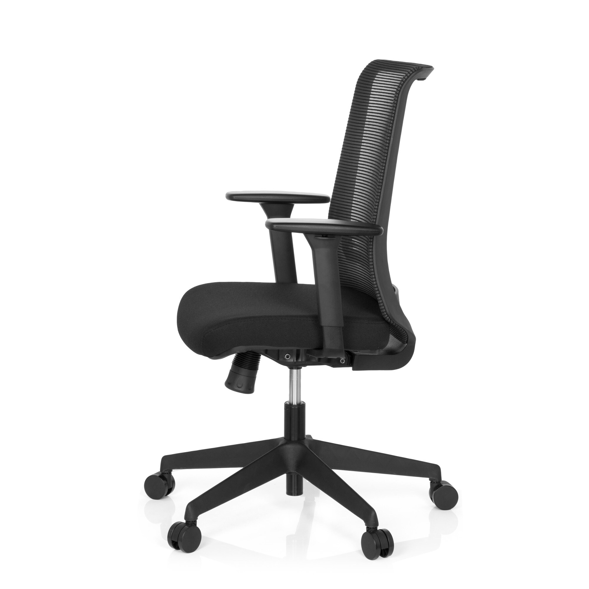 Profi Bürostuhl CONISTON Stoff/Netzstoff mit Armlehnen hjh OFFICE