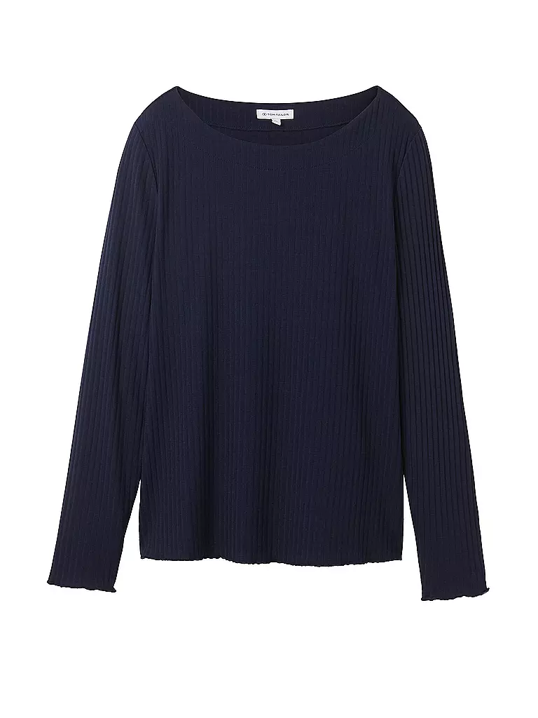 TOM TAILOR Langarmshirt  blau