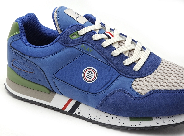 Serge blanco basses homme chamonix bicolore bleu