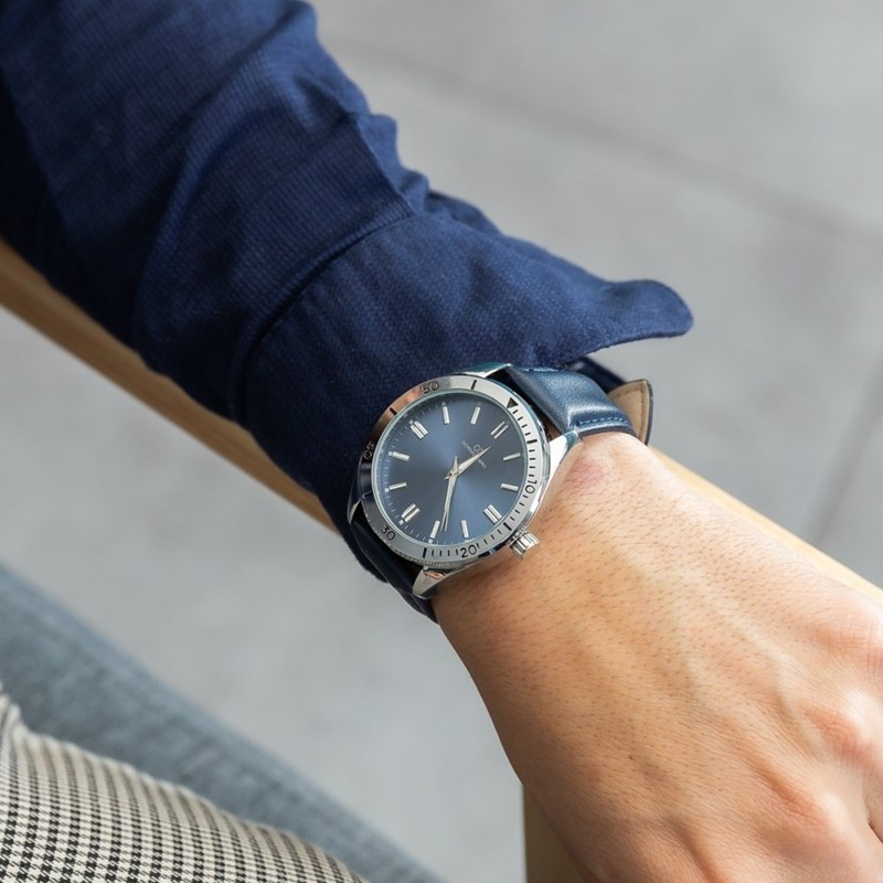 Montre Homme au Bracelet Bleu GIORGIO