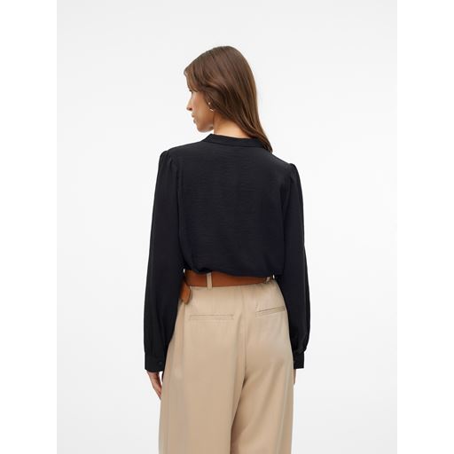 Vero Moda Emma Lace Skjorte, Black, L