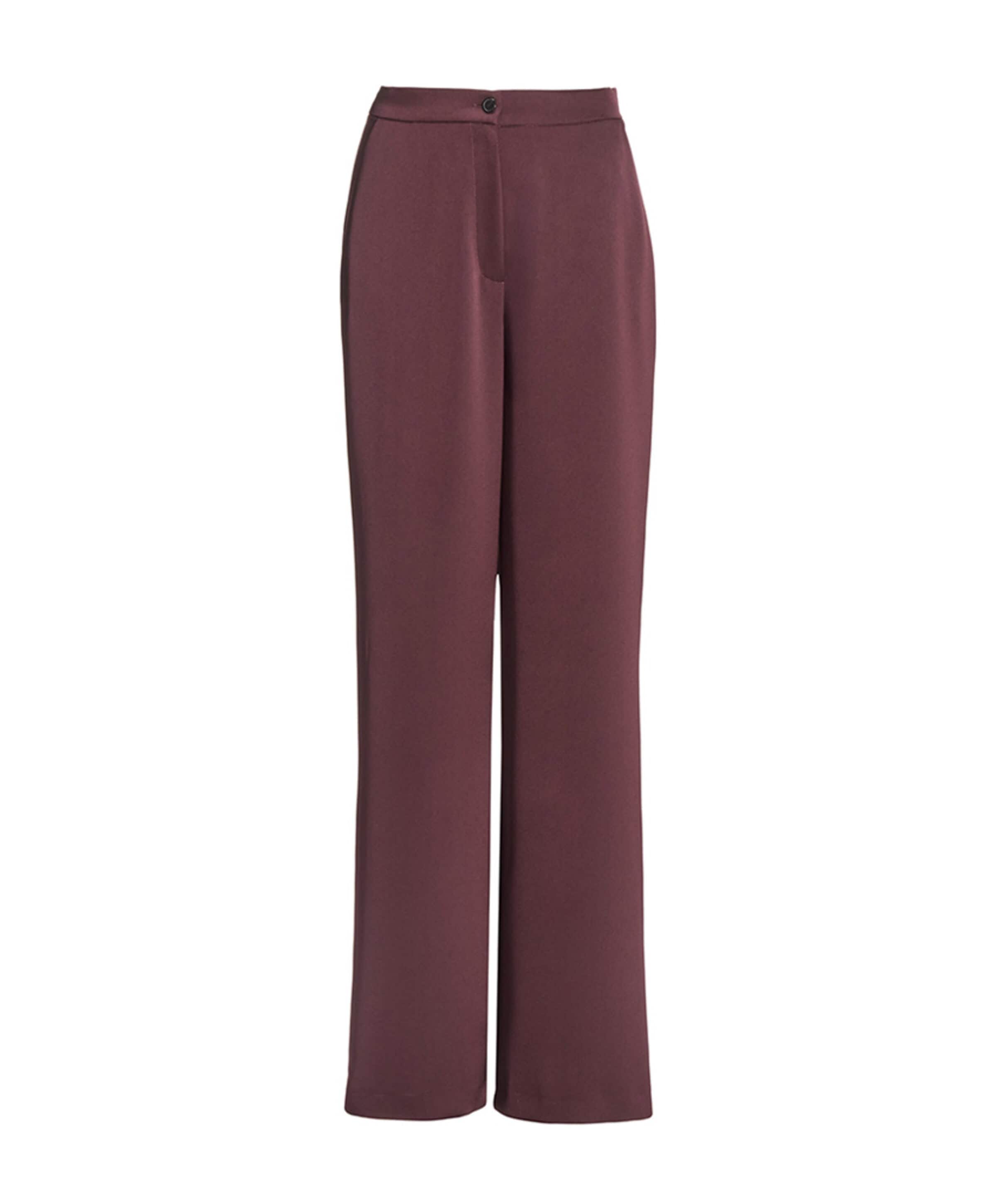 Swing Hose aus Satin 3AJ02400 dames pantalon bordeaux