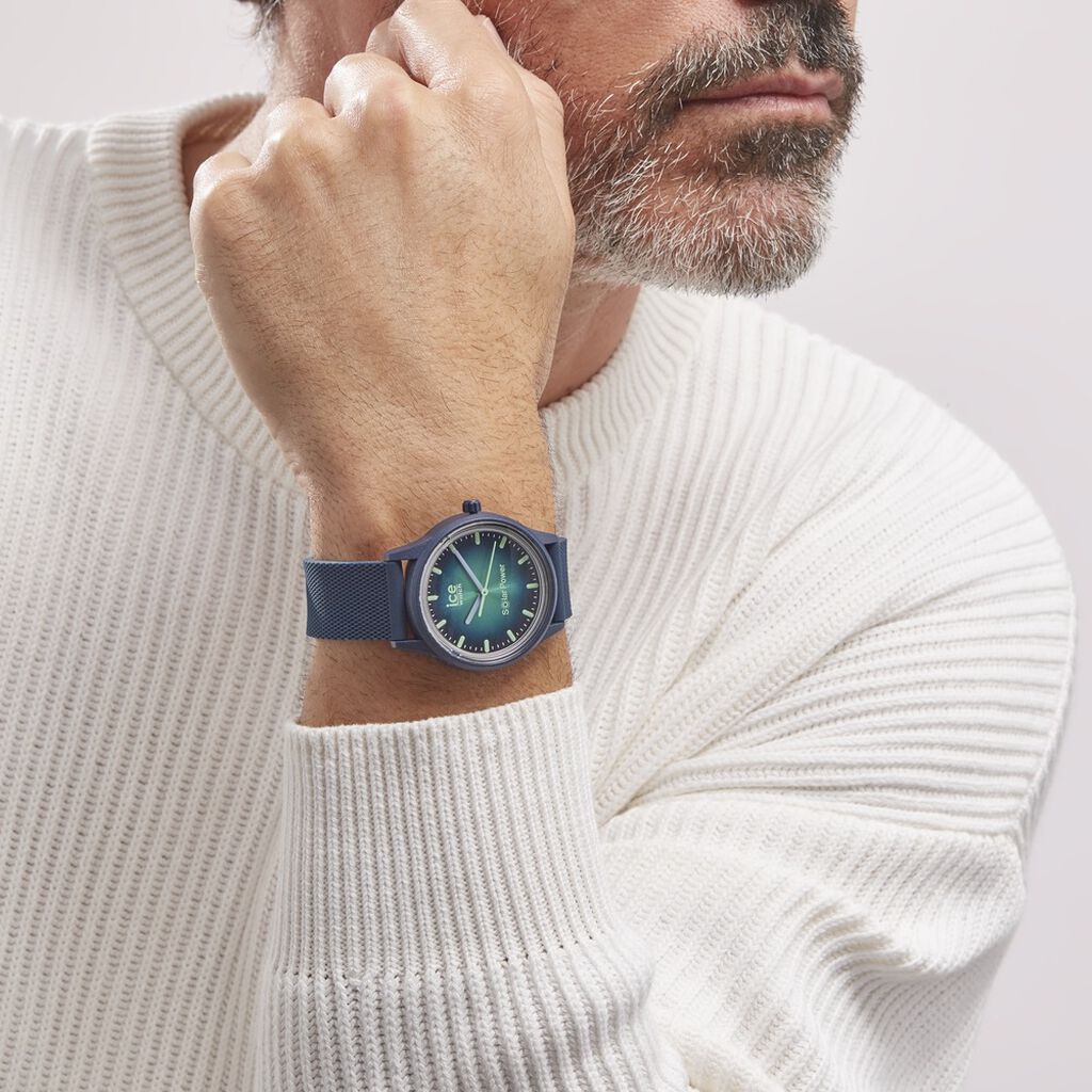 Montre Ice Watch Ice Solar Power Bleu
