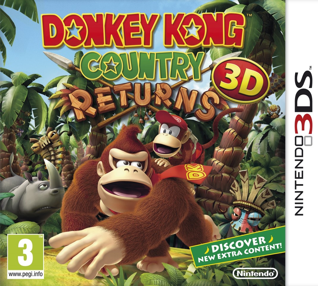 Donkey Kong Country Returns 3D (Select)- Nintendo 3DS