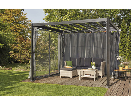 Klamboe Florence 300x216, 32 /m² antraciet