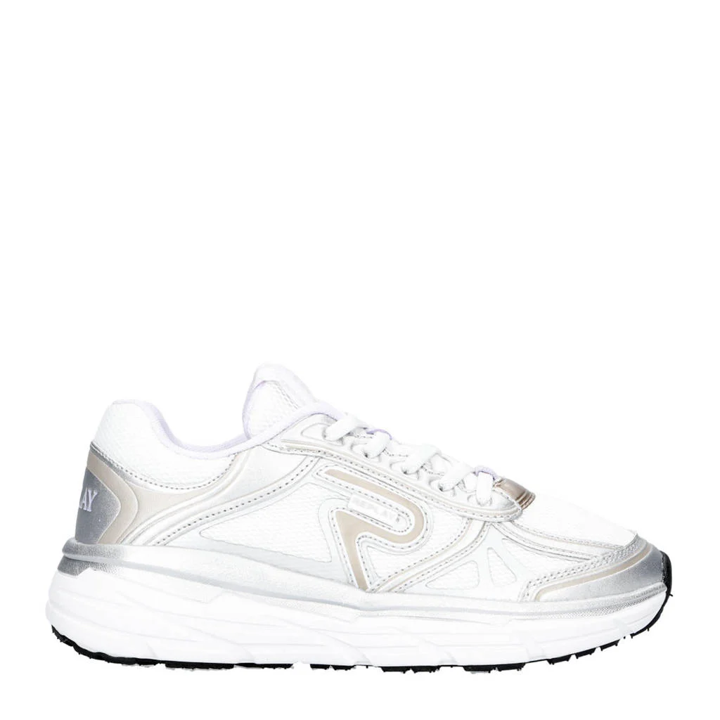 REPLAY Christal jr 2sneakers wit/zilver