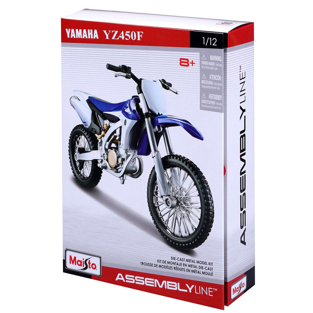 maisto - Maquette moto 1/12 Yamaha YZ450F