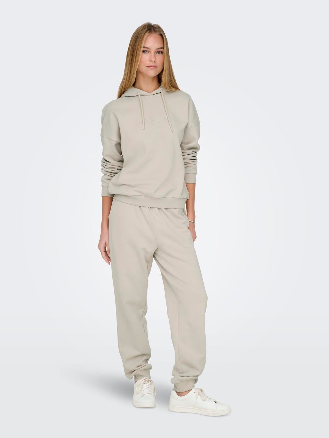 ONPLUX Hohe Taille Normal geschnitten Jogginghose Pumice Stone