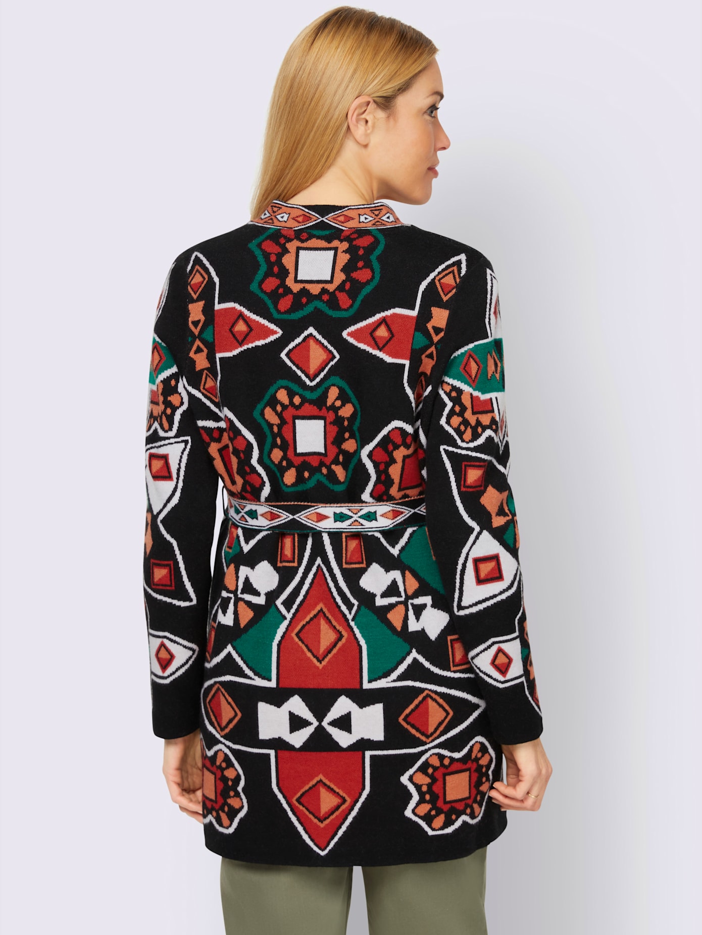 Veste en tricot tricot jacquard de qualité
