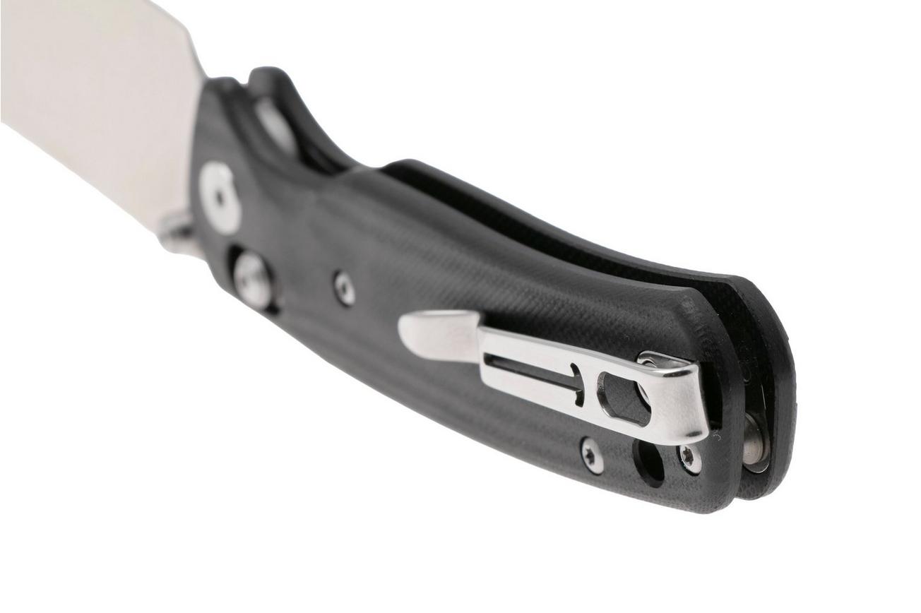 Bestechman Cicada's Wing BMK06K Satin 10Cr15MoV, Black G10, zakmes
