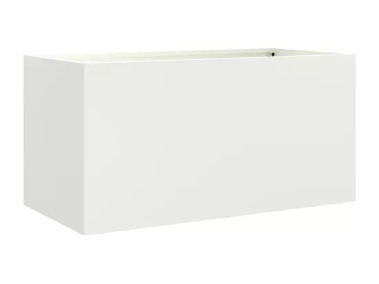 Jardinière bac lit surélevé blanche 62 x 30 x 29 cm 02_0037738