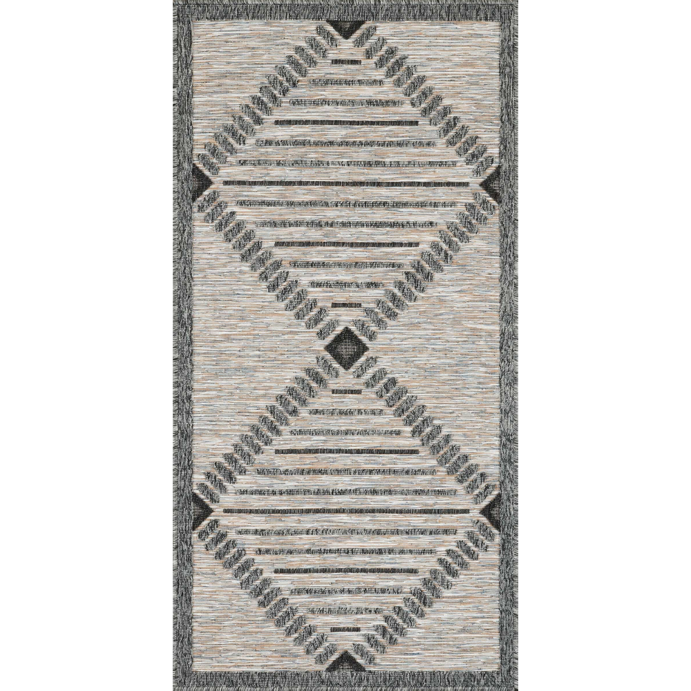 Tapis intérieur extérieur gris acapulco 1672 70 x 140 cm