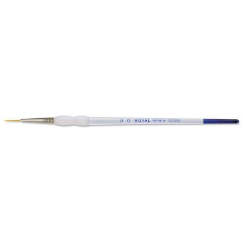Royal & Langnickel Soft-Grip Gold-Taklon Pinsel, Schlepper kurz, Serie SG595