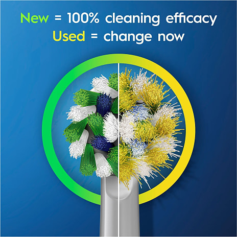 Oral-B CrossAction tandbørstehoveder 3-pak