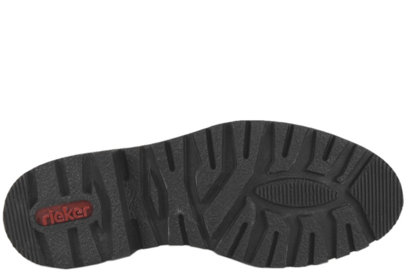 RIEKER SORT LOAFERS I GLAT SKIND