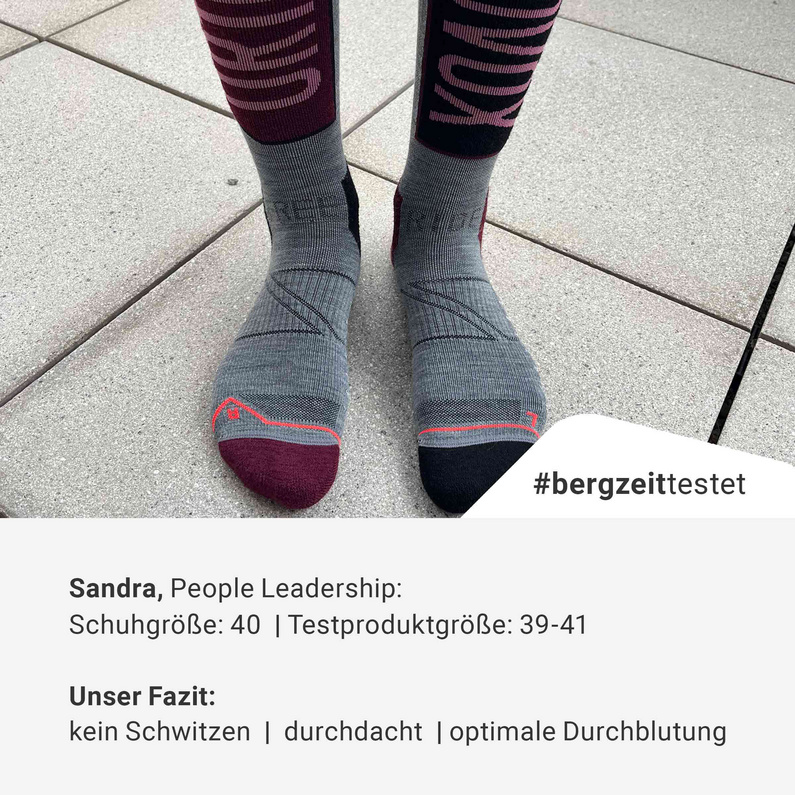 Ortovox Damen Freeride Long Socken